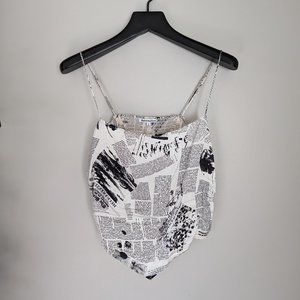 Reformation Gruyere Top - Climate Newsprint